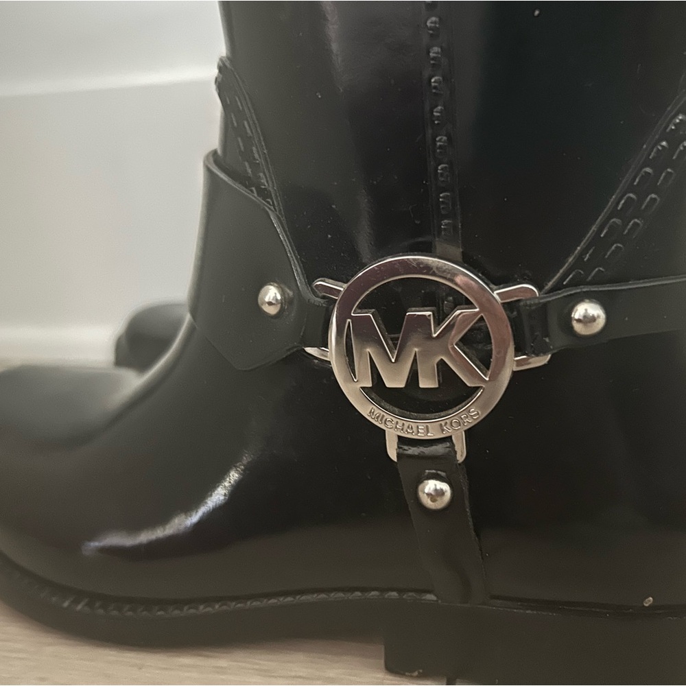 Michael Kors Black Rain Boots